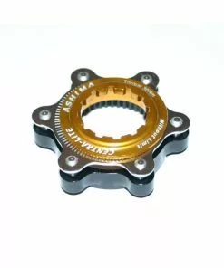 Ashima, Adapter Disc, AC02, Centerlock - 6 Loch, Incl. Verschlussring, GOLD, Alu, 23g