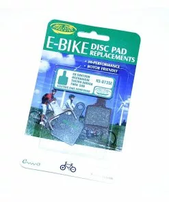 Kool-stop Kool Stop, Bremsbelag, Disc Brake E-Bike, Tektro Volans, Auriga SUB, E-Sub, Suntour Mechanisch, 1 Paar (HstNr = RED735E)