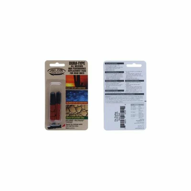 Kool-stop Kool Stop, Bremsbelag, Race, DURA-TYPE, Dual Compound, Rot, 1 Paar, Shimano Rennrad