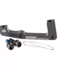 Shimano, Adapter, Disc Brake, Von Postmount Bremse Auf IS2000 Gabel, KSMMAF203PSB, F. 203mm Rotor, Sicherung, (HstNr = KSMMAF203PSB)