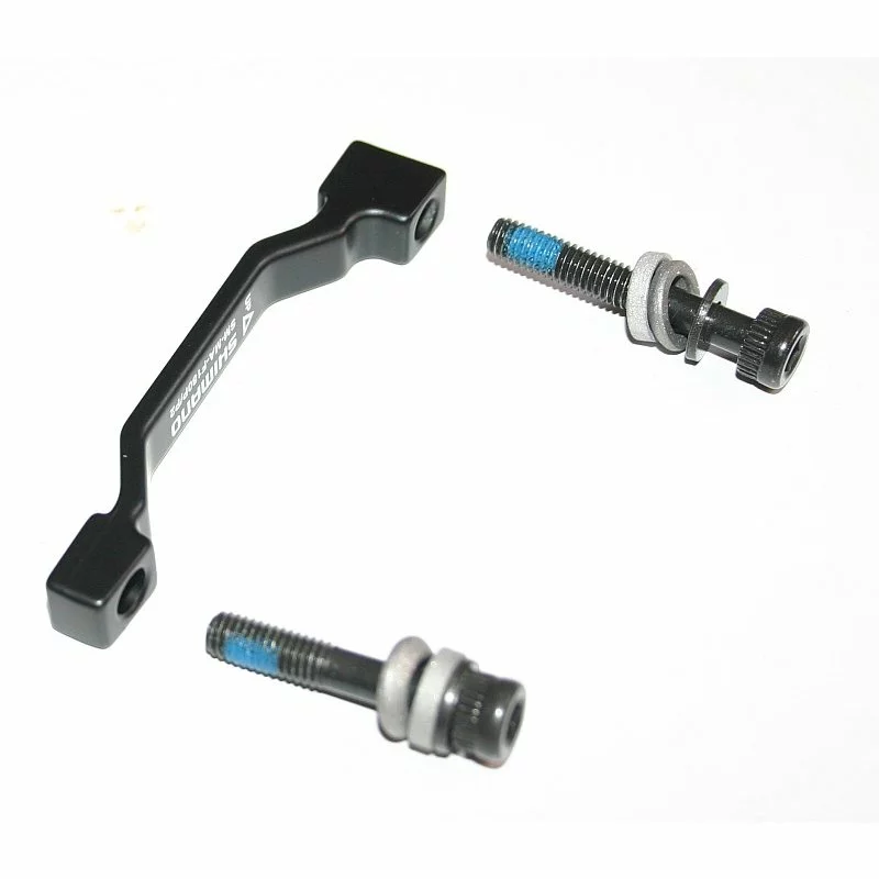 Shimano, Adapter, Disc Brake, Von Postmount Bremse Auf Postmount Gabel, KSMMAF180PPB, F. 180mm Rotor, Sicherung, (HstNr = Y81734000)