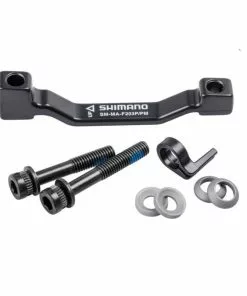 Shimano, Adapter, Disc Brake, Von Postmount Bremse Auf Postmount Gabel (PM7), 180 Auf 203mm