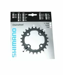 Shimano, Kettenblatt, 24-4, XT, FC-M780, 24 Zahn, 3x10-fach, Alu (HstNr =Y1LW24000)