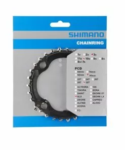 Shimano, Kettenblatt, 30-4, SLX, FC-M672, 30 Zahn, 3x10-fach, LK 96mm
