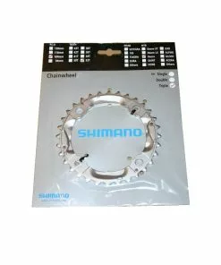 Shimano, Kettenblatt, 32-4, Deore, FC-M532, M590, (32 Z.) (4-Arm) (9-fach), Silber