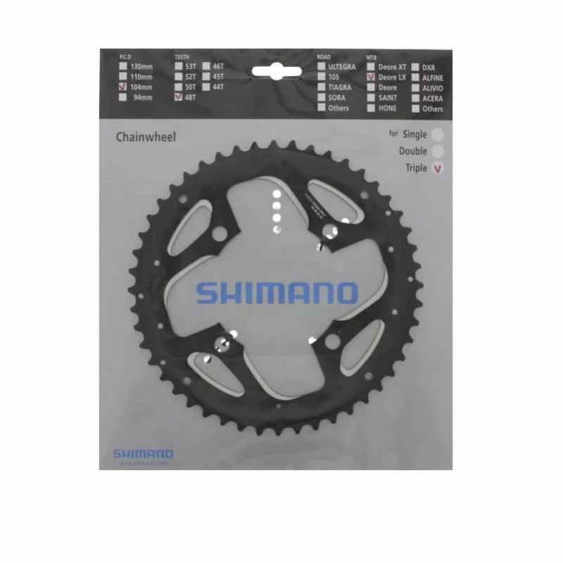 Shimano, Kettenblatt, 48-4, LX, M671, 10-fach, Yamaha