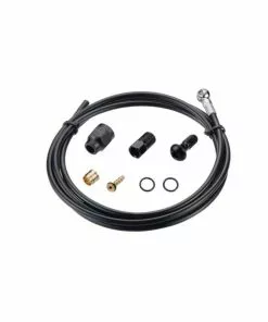 Tektro, Bremsleitung Schwarz, 2000mm Mit Banjo, Komplettset