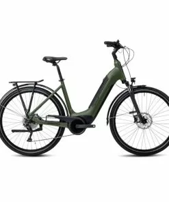 Winora, Tria 10, Einrohr Bosch Performace, 10-Gang, Moosgrün, 46cm